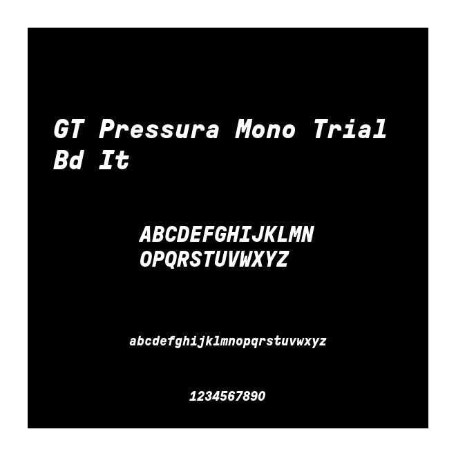 GT Pressura Mono Trial Bd It
