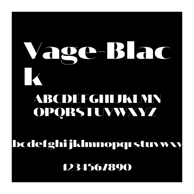 Vage-Black