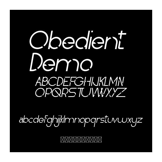 Obedient Demo