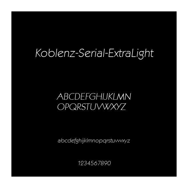 Koblenz-Serial-ExtraLight