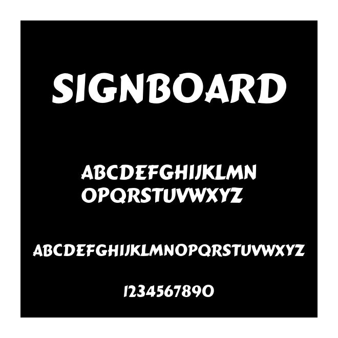 Signboard