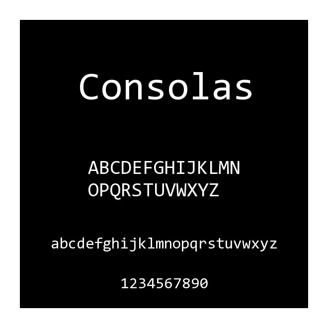 Consolas