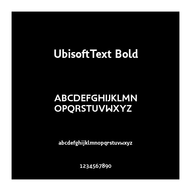 UbisoftText Bold