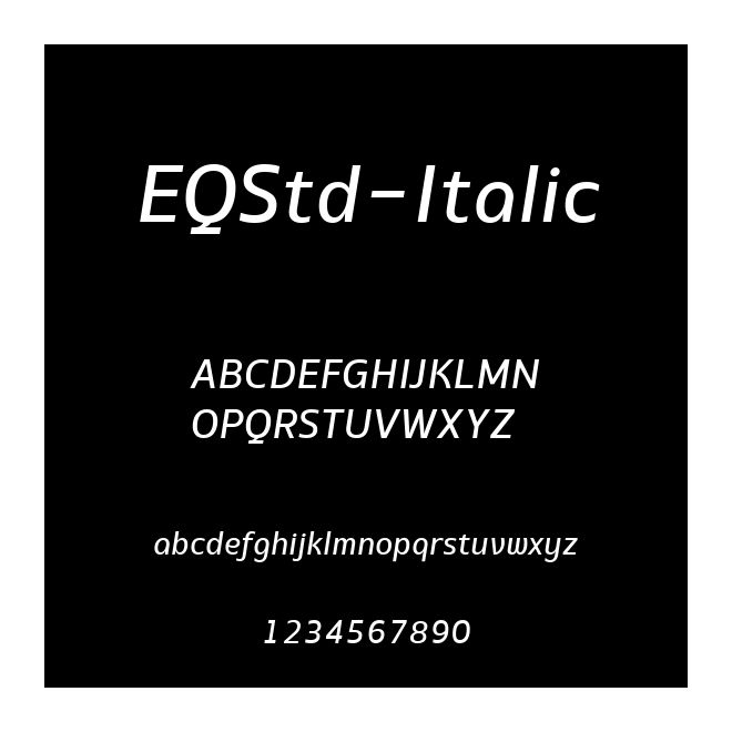 EQStd-Italic