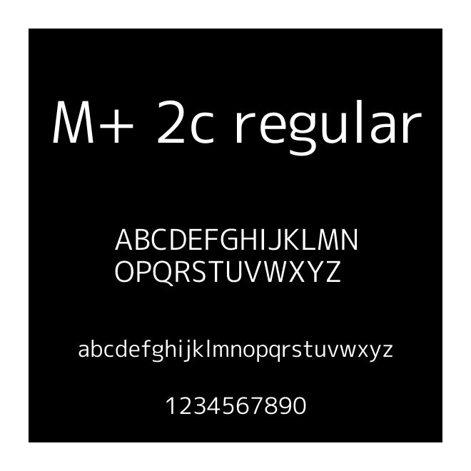 M+ 2c regular
