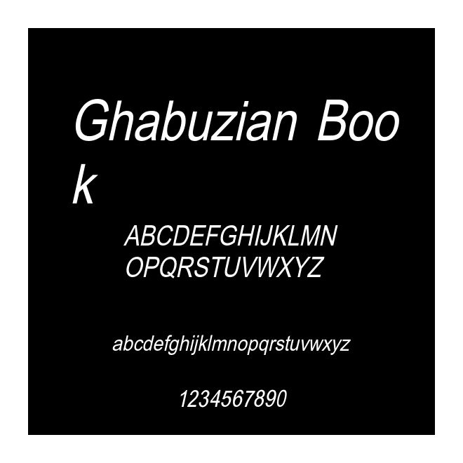 Ghabuzian Book