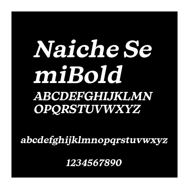 Naiche SemiBold