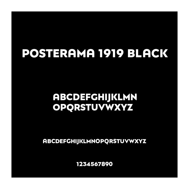 Posterama 1919 Black