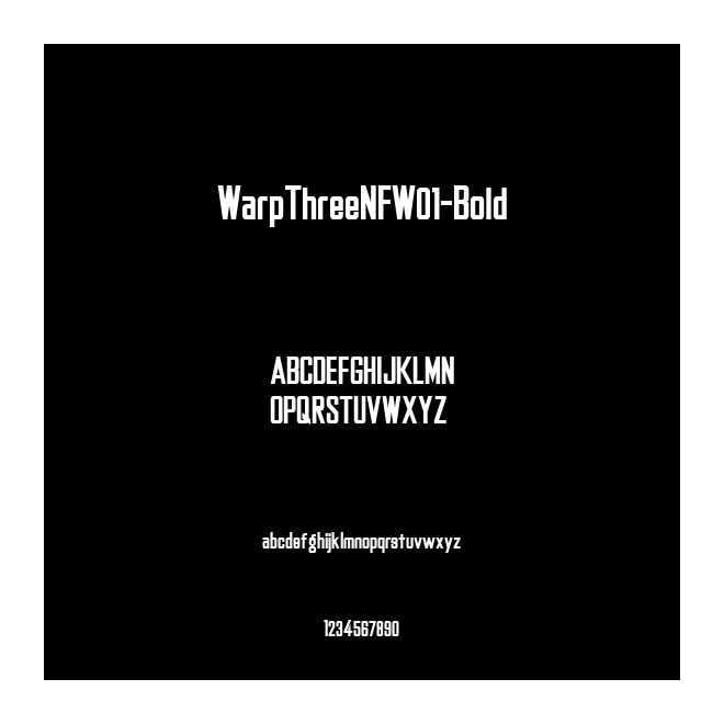 WarpThreeNFW01-Bold