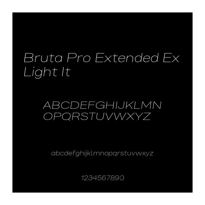 Bruta Pro Extended Ex Light It