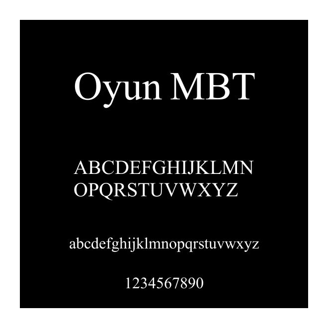 Oyun MBT