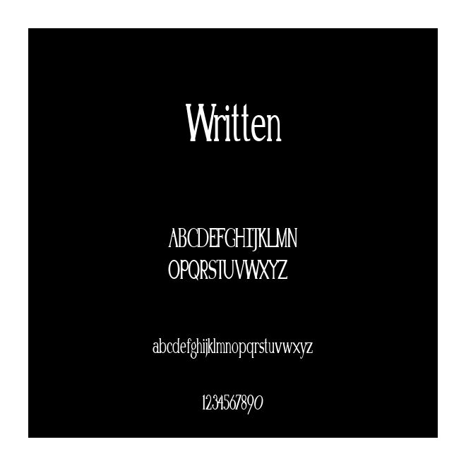 Written