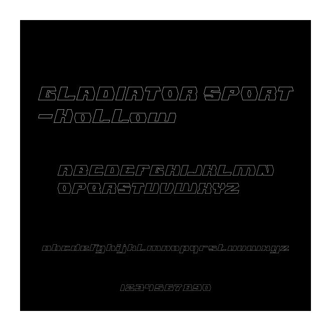GLADIATOR SPORT-Hollow
