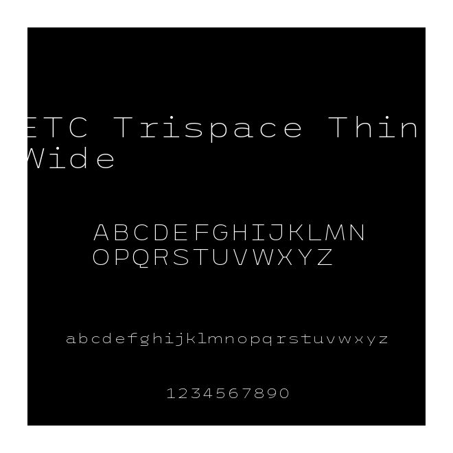 ETC Trispace Thin Wide