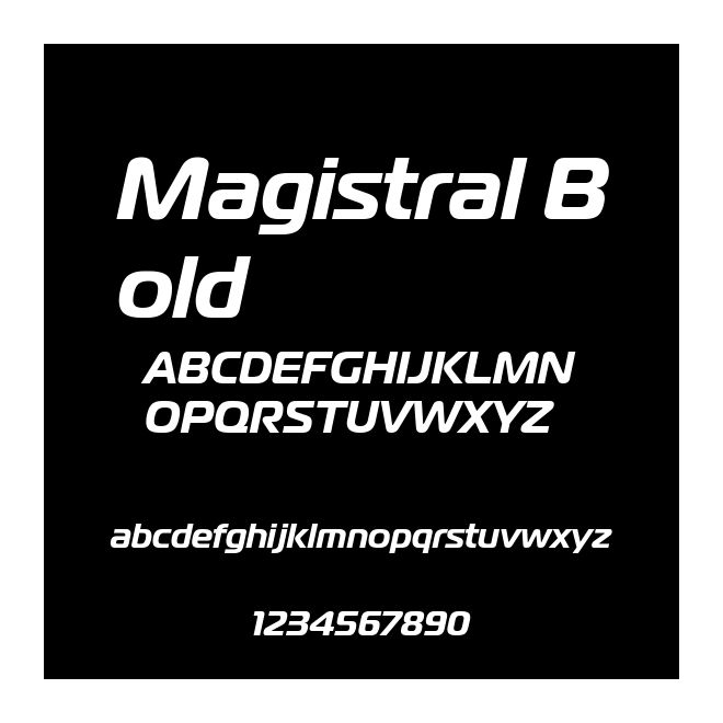 Magistral Bold