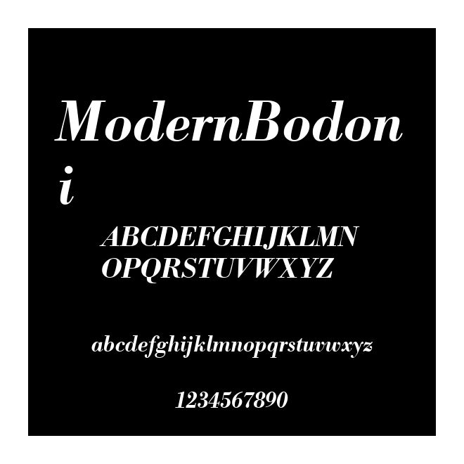 ModernBodoni