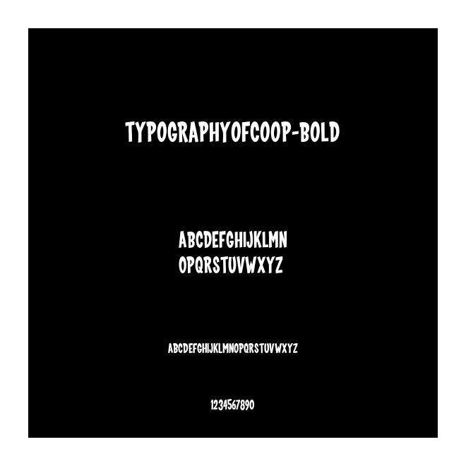TypographyofCoop-Bold