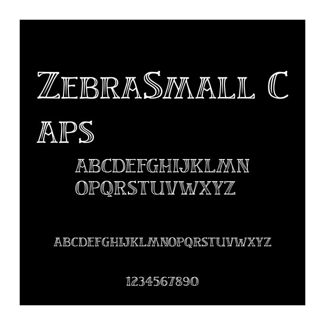 ZebraSmall Caps