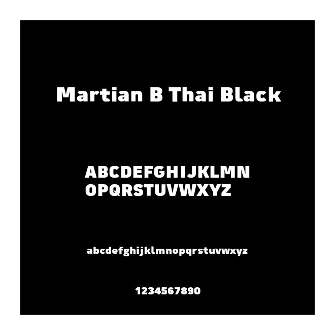 Martian B Thai Black