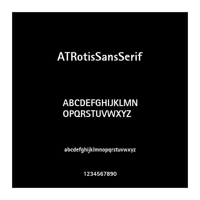 ATRotisSansSerif