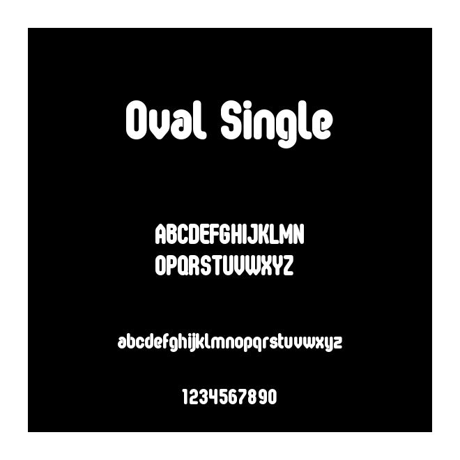 Oval Single