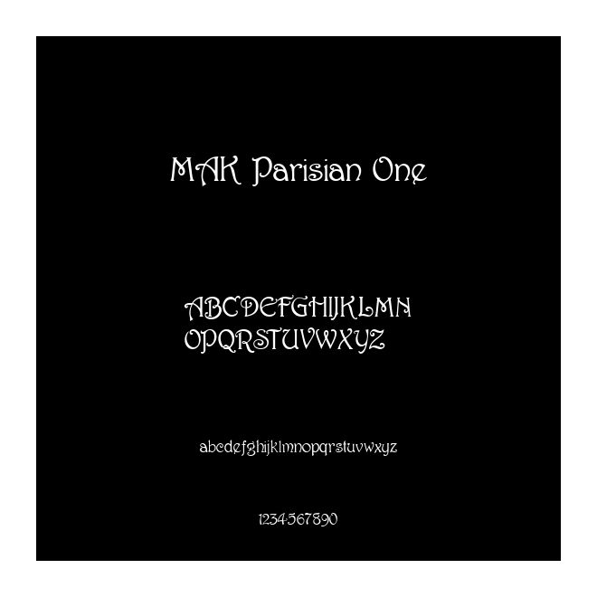 MAK Parisian One