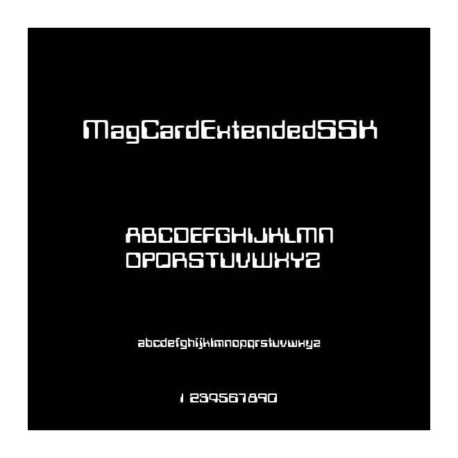 MagCardExtendedSSK