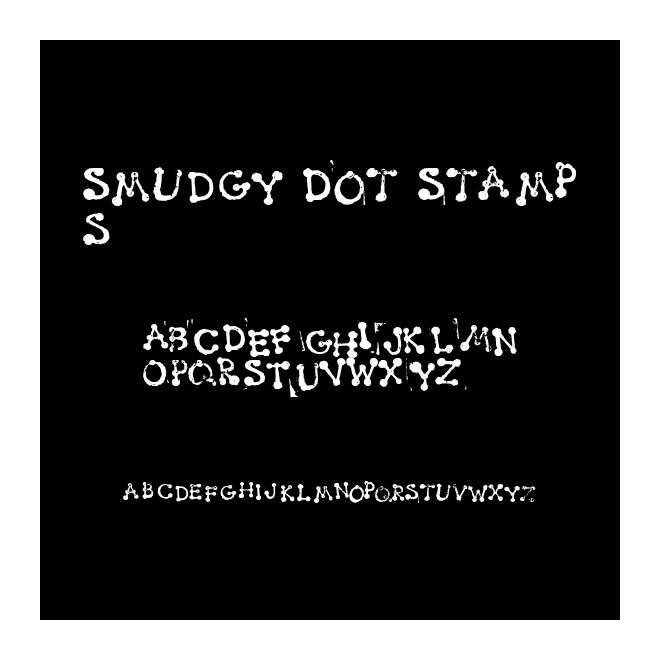 Smudgy Dot Stamps