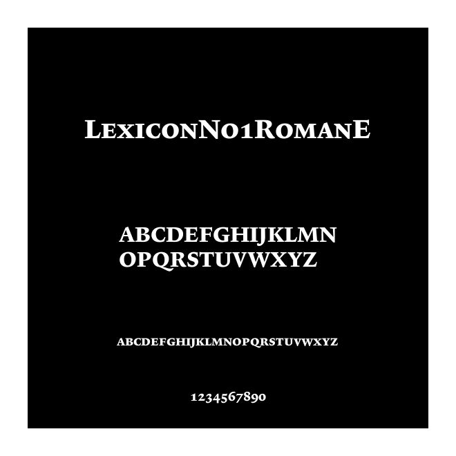 LexiconNo1RomanE