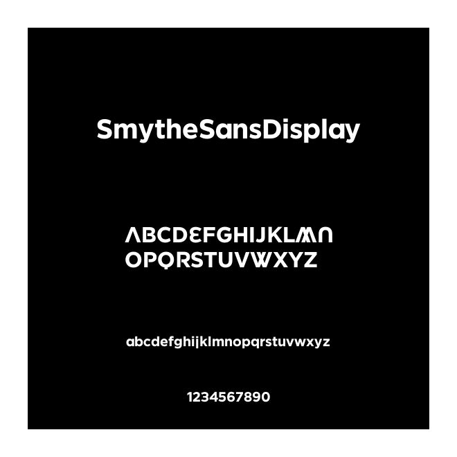 SmytheSansDisplay