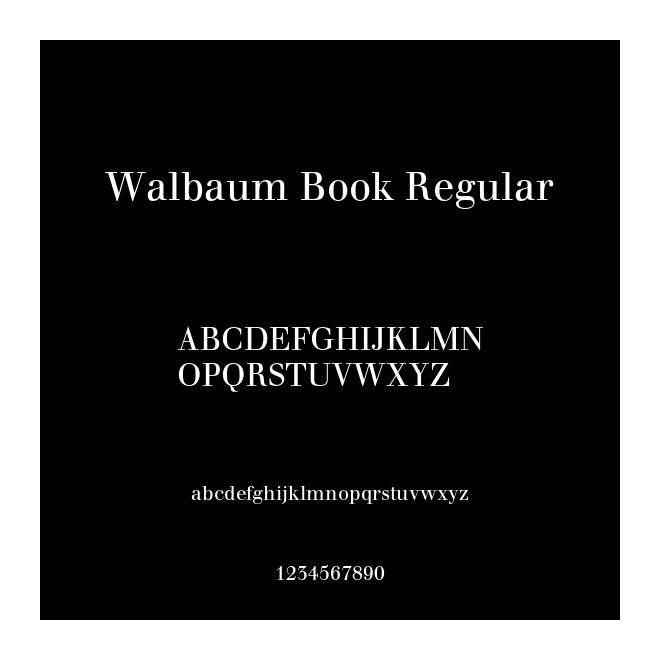 Walbaum Book Regular