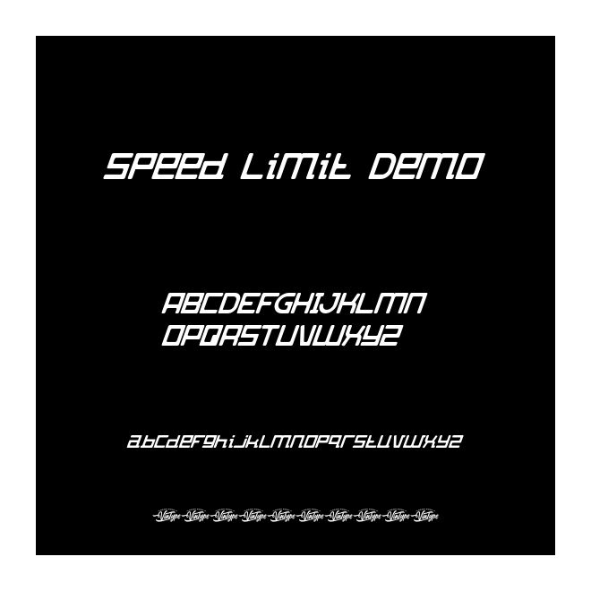 Speed Limit Demo