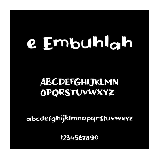 e Embuhlah