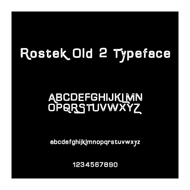 Rostek Old 2 Typeface