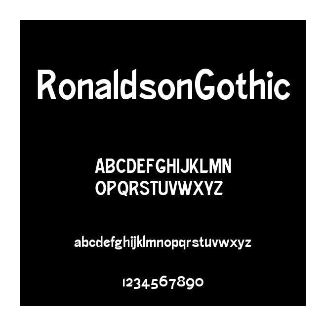 RonaldsonGothic