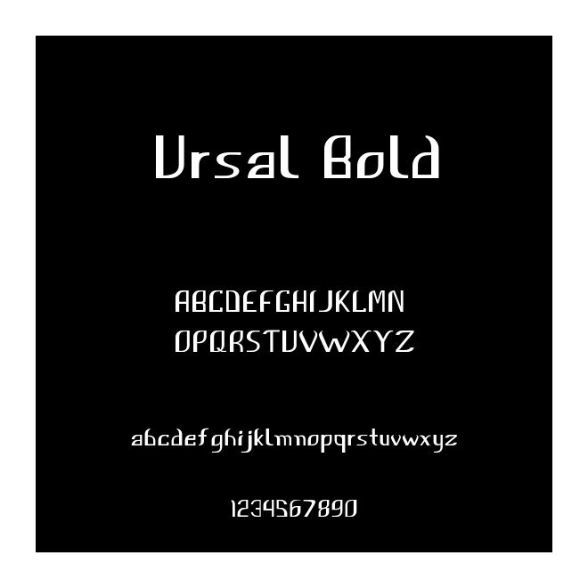 Ursal Bold