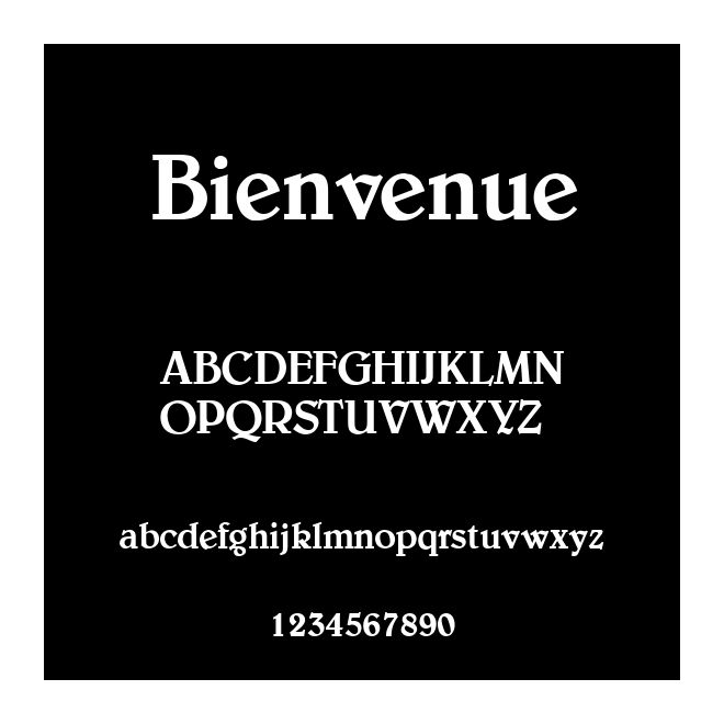 Bienvenue