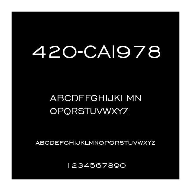 420-CAI978