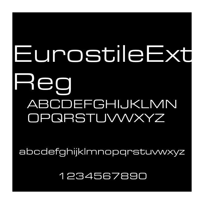 EurostileExtReg