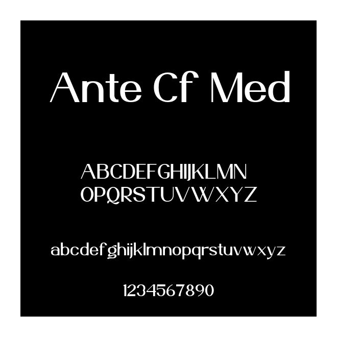 Ante Cf Med