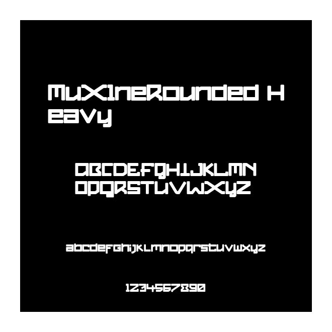 MuX1neRounded Heavy