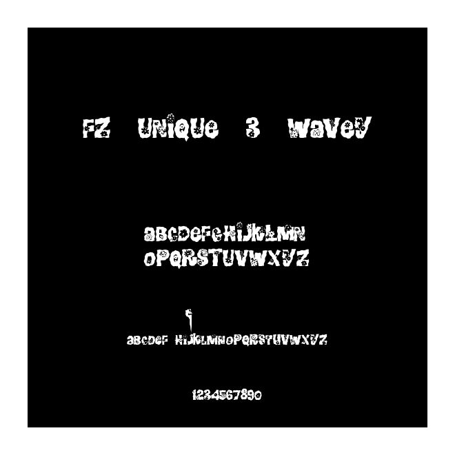 FZ UNIQUE 3 WAVEY