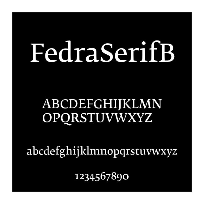 FedraSerifB