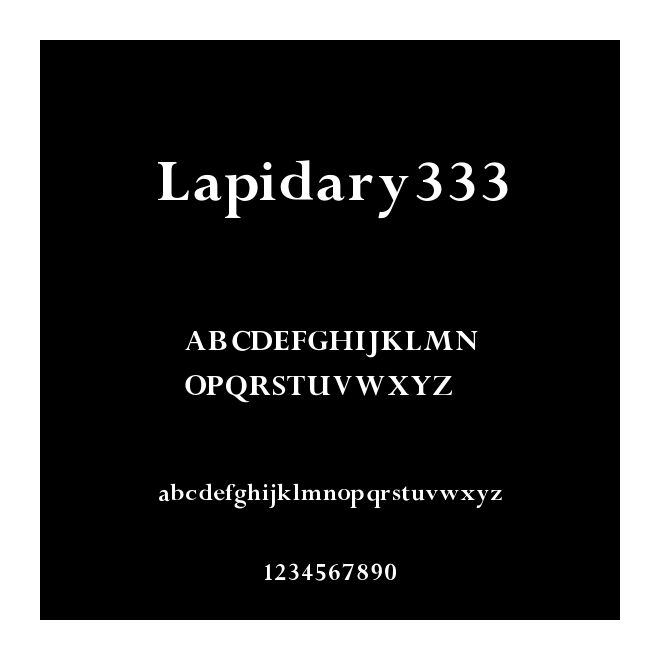 Lapidary333