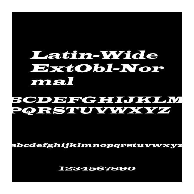 Latin-WideExtObl-Normal