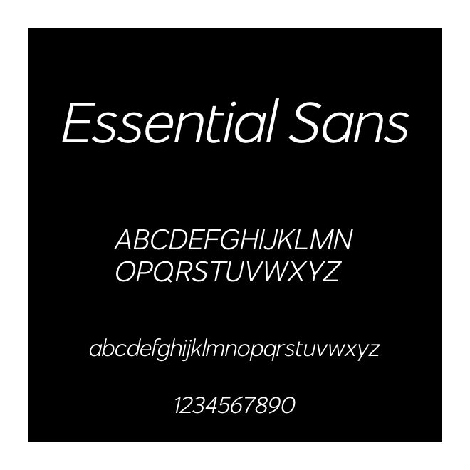 Essential Sans