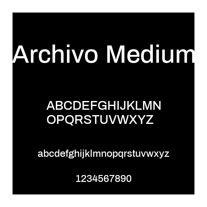 Archivo Medium