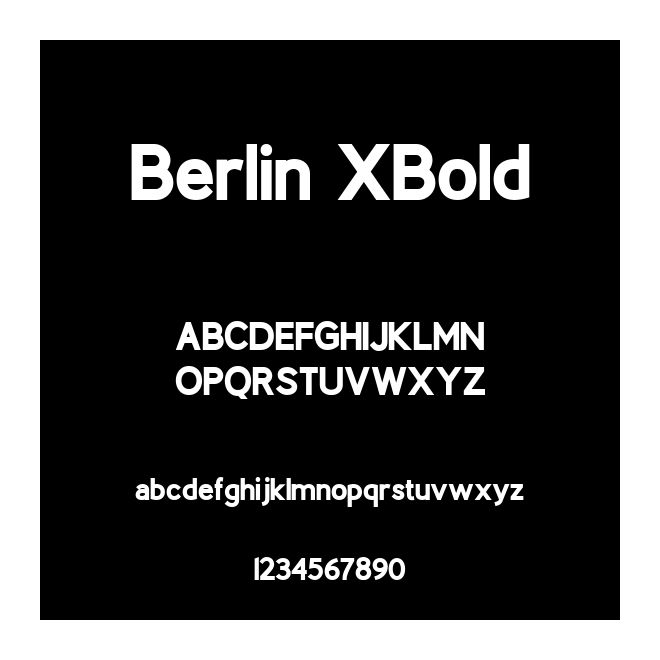 Berlin XBold