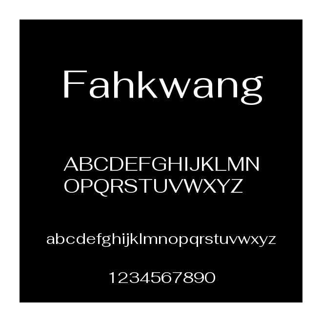 Fahkwang