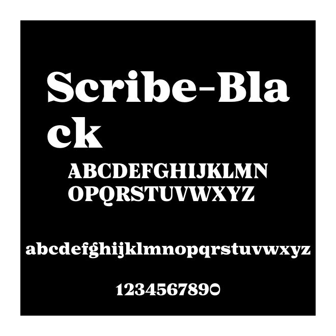Scribe-Black
